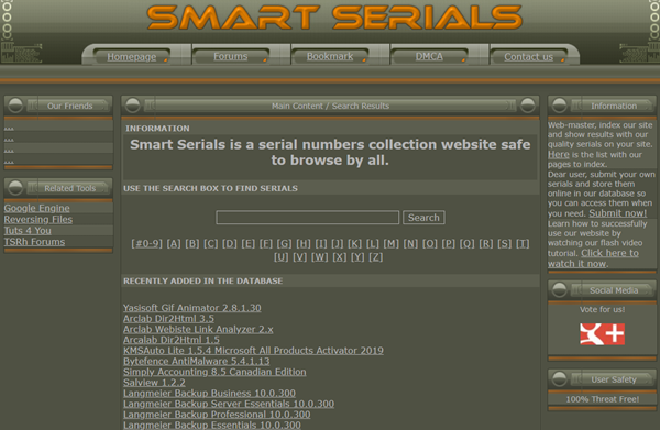 Smart serials key